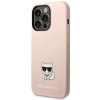 Karl Lagerfeld KLHCP14LSLCTPI iPhone 14 Pro 6,1 hardcase jasnoróżowy/light pink Silicone Choupette Body